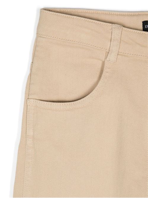 Pantalone bambino beige EMPORIO ARMANI KIDS | 6D4J954N8VZ01P1